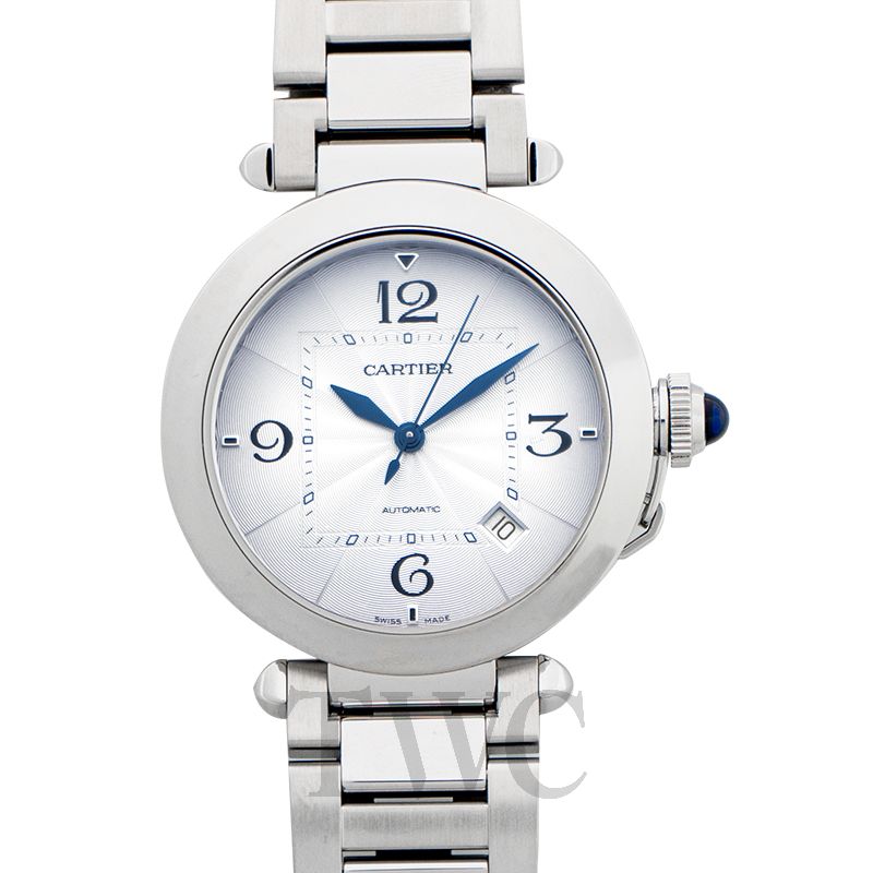 【109845】CARTIER カルティエ  WSPA0009 パシャ ドゥ カルティエ シルバーダイヤル SS 自動巻き 当店オリジナルボックス 腕時計 時計 WATCH メンズ 男性 男 紳士