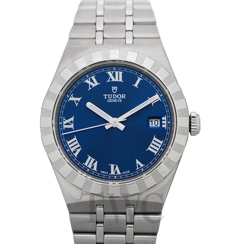 チューダー/チュードル TUDOR ロイヤル 28500 ブルー文字盤 ステンレススチール メンズ 腕時計
