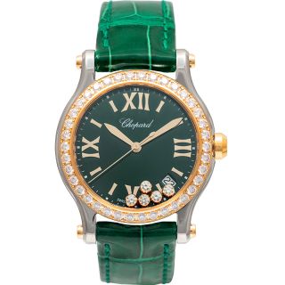 ショパール Chopard クラシック 163154-5201 K18PG/SS/純正尾錠・純正レザーベルト 手巻き ユニセックス 腕時計