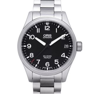 オリス ORIS 01 748 7710 4184-Set ブラック メンズ 腕時計
